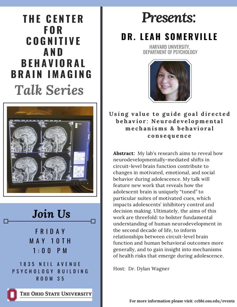 CCBBI Talk Series Flyer