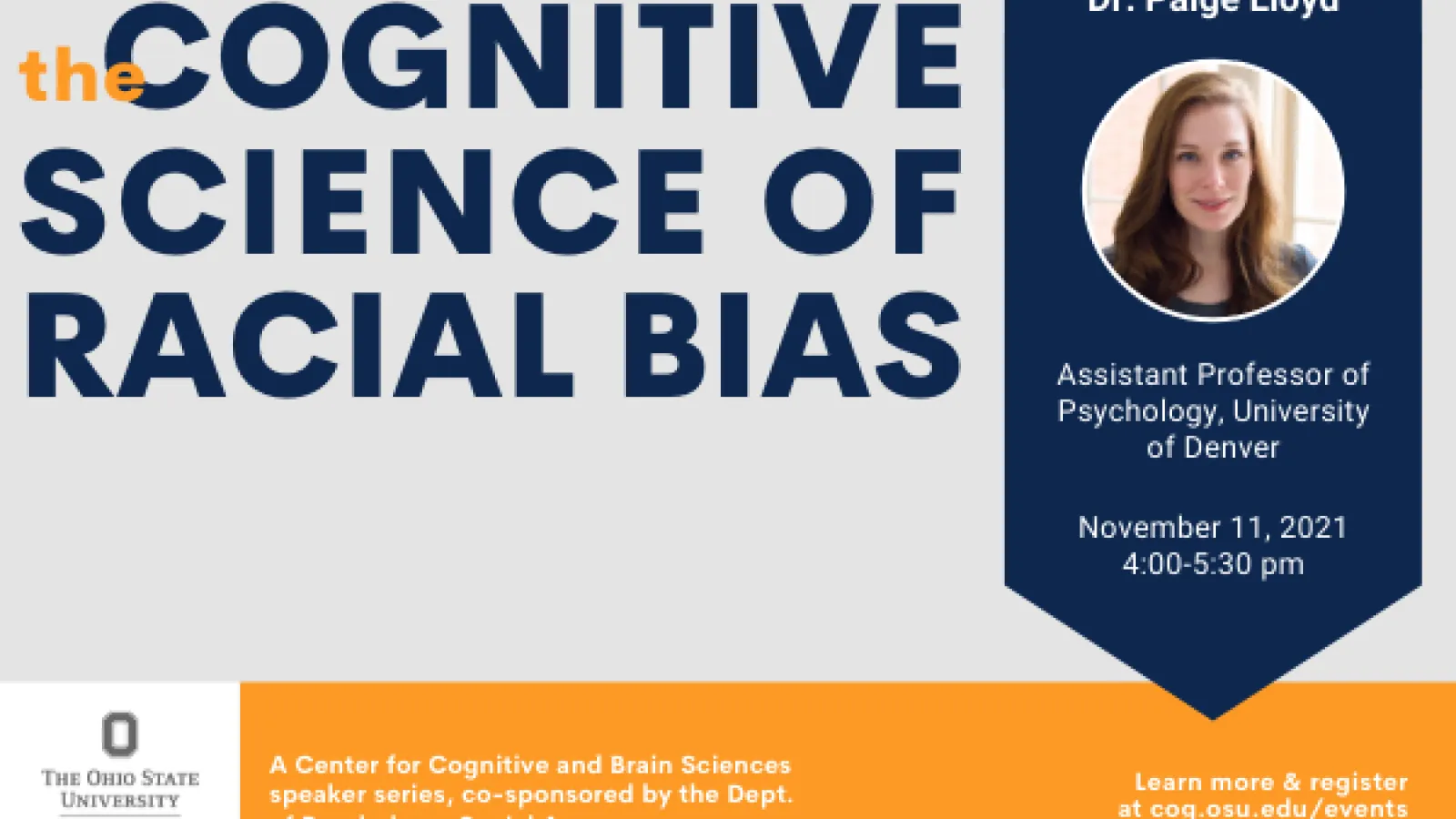 Paige Lloyd: The Cognitive Science of Racial Bias 