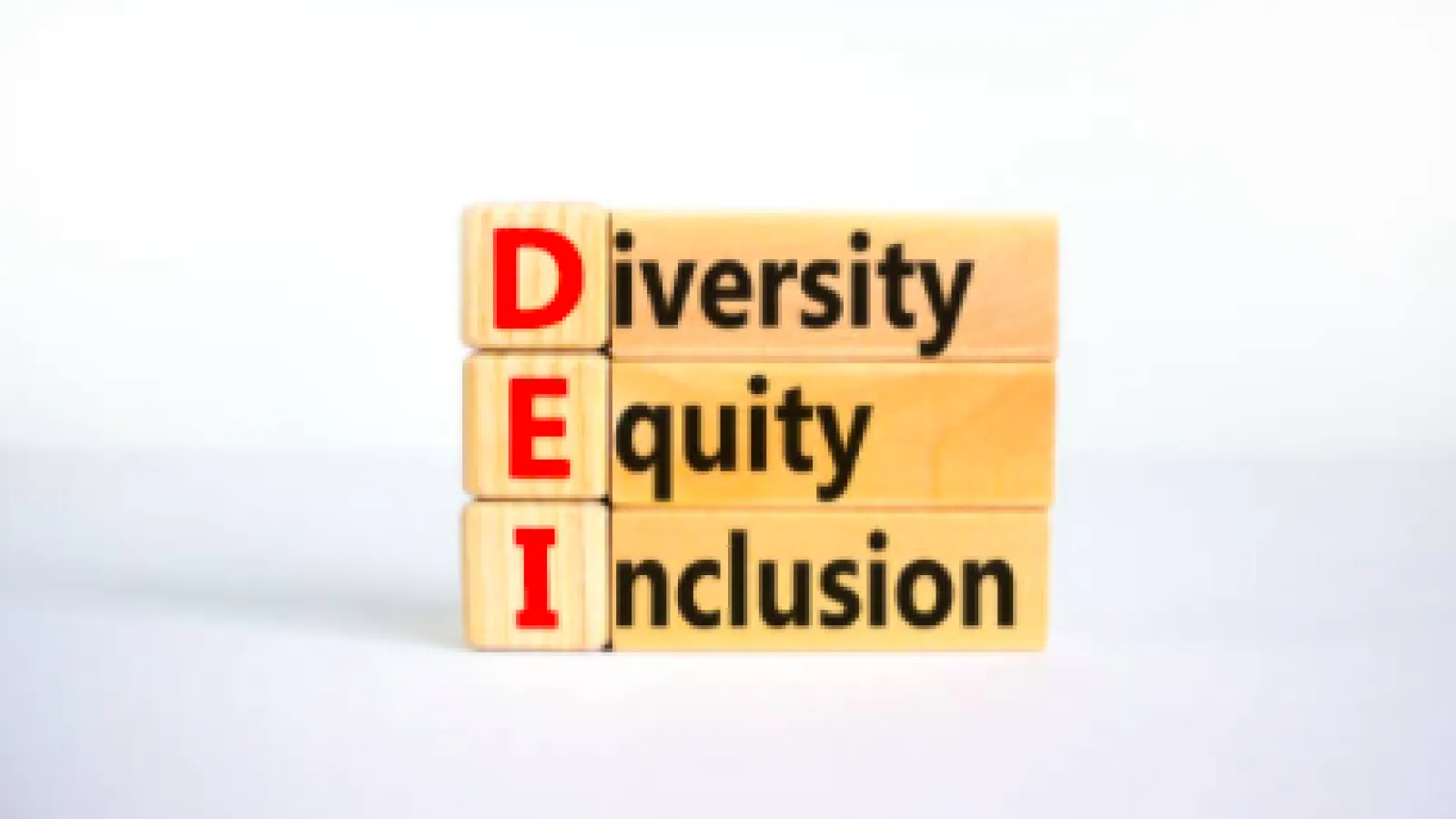 Blocks that say Diversity Equity Inclusion