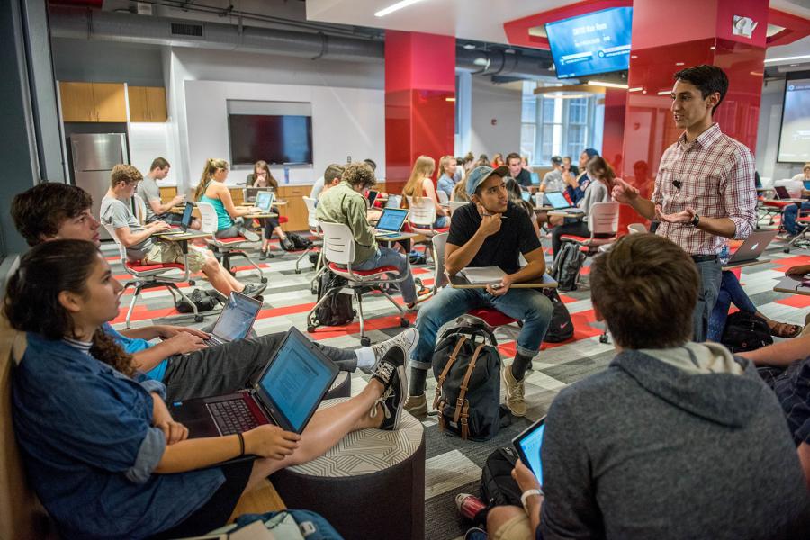Students in classroom